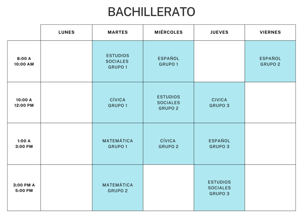 Horarios Pea (2)